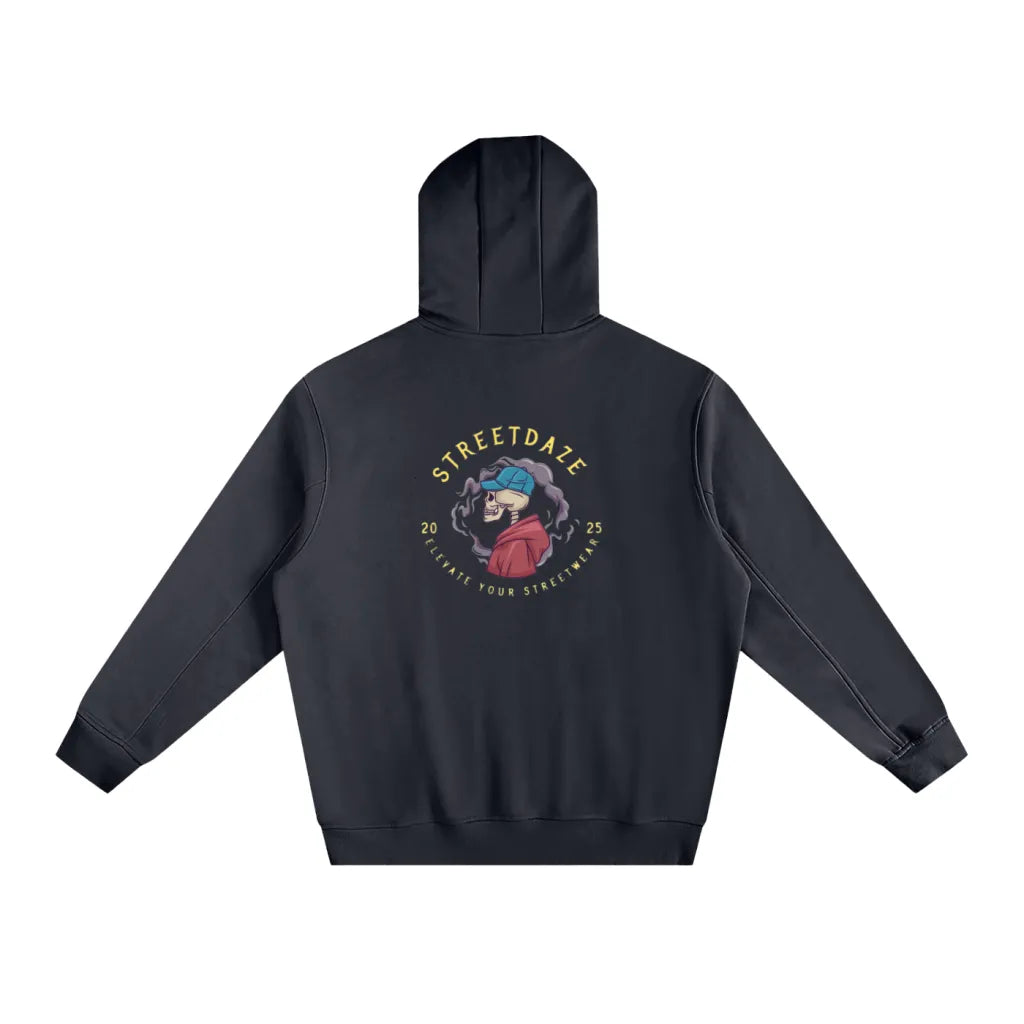 Fleeced High Neck Hoodie "Streetdaze"